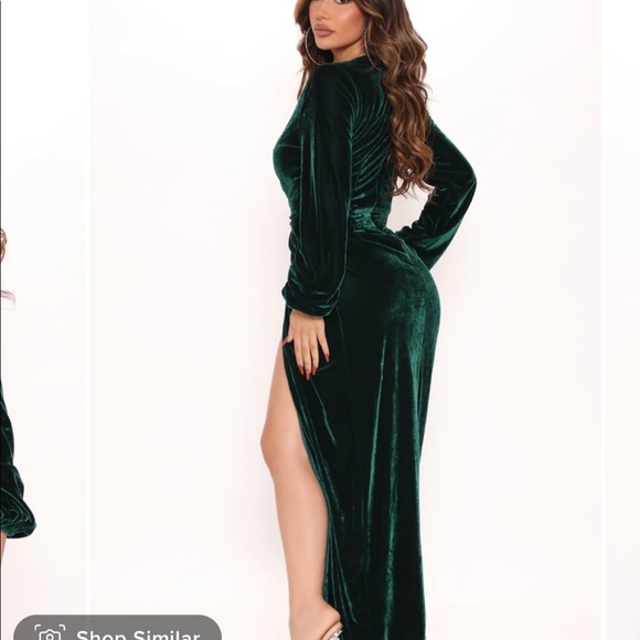 Brand New Velvet Emerald dress - Picture 4 of 4